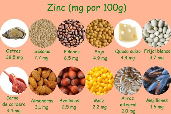 Cuáles son los beneficios de consumir alimentos ricos en zinc